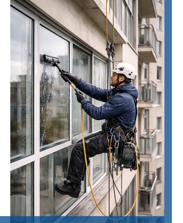 Мойка балконного остекления в Рузаевке от 3629 р. | ВЫСОТНИК-Рзв