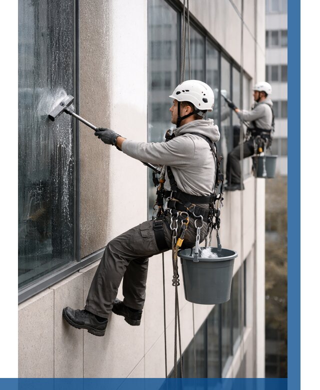 Мойка фасадов зданий в Рузаевке под ключ от 363 р. | ВЫСОТНИК-Рзв