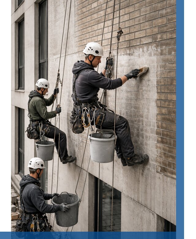 Удаление высолов с фасада в Рузаевке от 259 р. | ВЫСОТНИК-Рзв