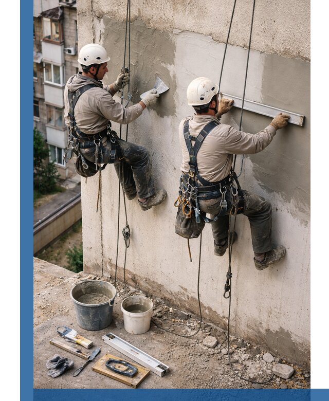 Комплексный ремонт штукатурного фасада с гарантией в Рузаевке