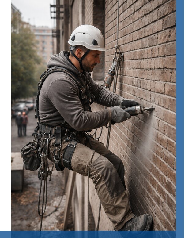 Расшивка кирпичных швов в Рузаевке от 622 р. | ВЫСОТНИК-Рзв