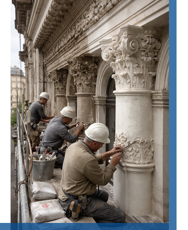 Реставрация фасадной лепнины в Рузаевке от 2592 р. | ВЫСОТНИК-Рзв