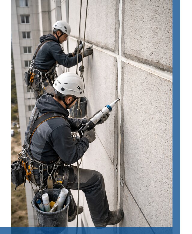 Герметизация межпанельных швов в Рузаевке от 726 р. | ВЫСОТНИК-Рзв