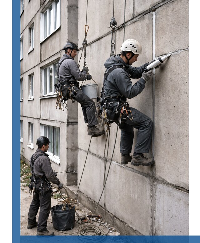 Герметизация межпанельных швов в Рузаевке с гарантией герметичности