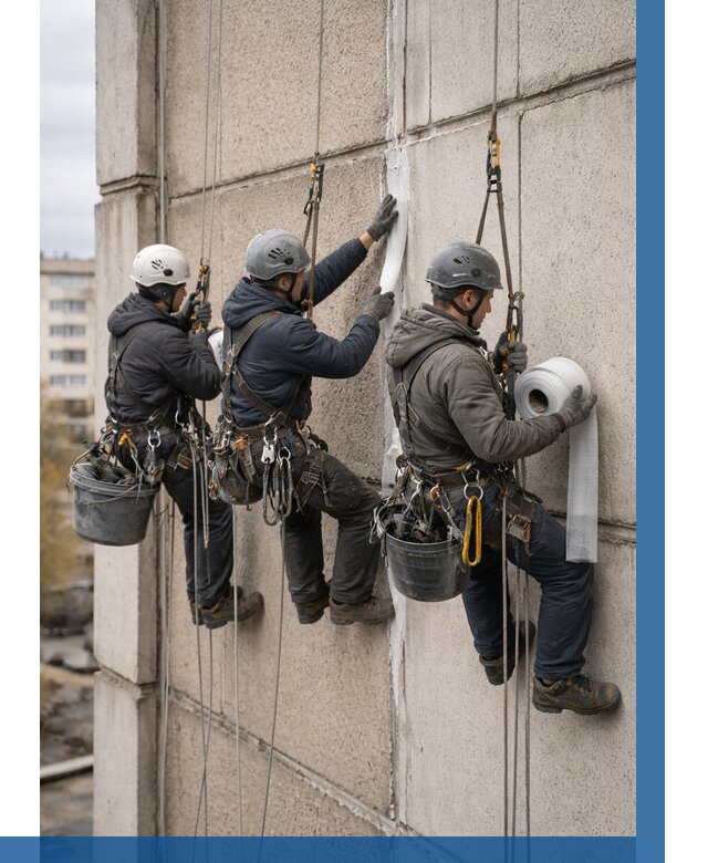 Ремонт межпанельных швов в Рузаевке от 778 р. | ВЫСОТНИК-Рзв