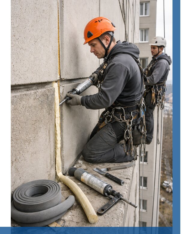 Теплый шов межпанельные швы в Рузаевке от 726 р. | ВЫСОТНИК-Рзв