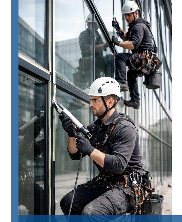 Герметизация витражных швов в Рузаевке для зданий и фасадов