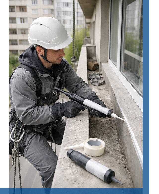 Герметизация швов лоджии в Рузаевке от 4666 р. | ВЫСОТНИК-Рзв