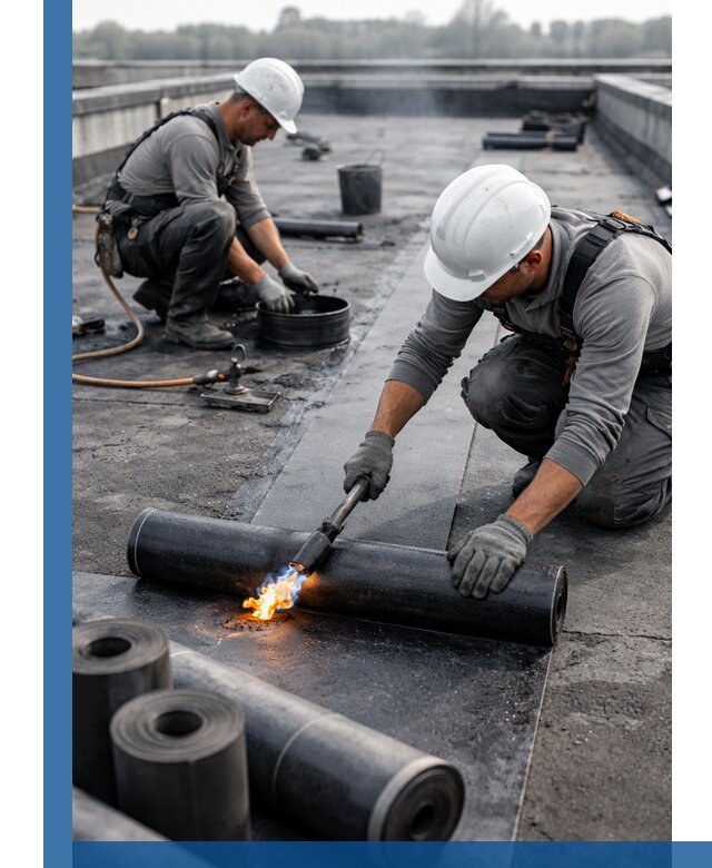 Ремонт рулонной кровли в Рузаевке герметизация и восстановление