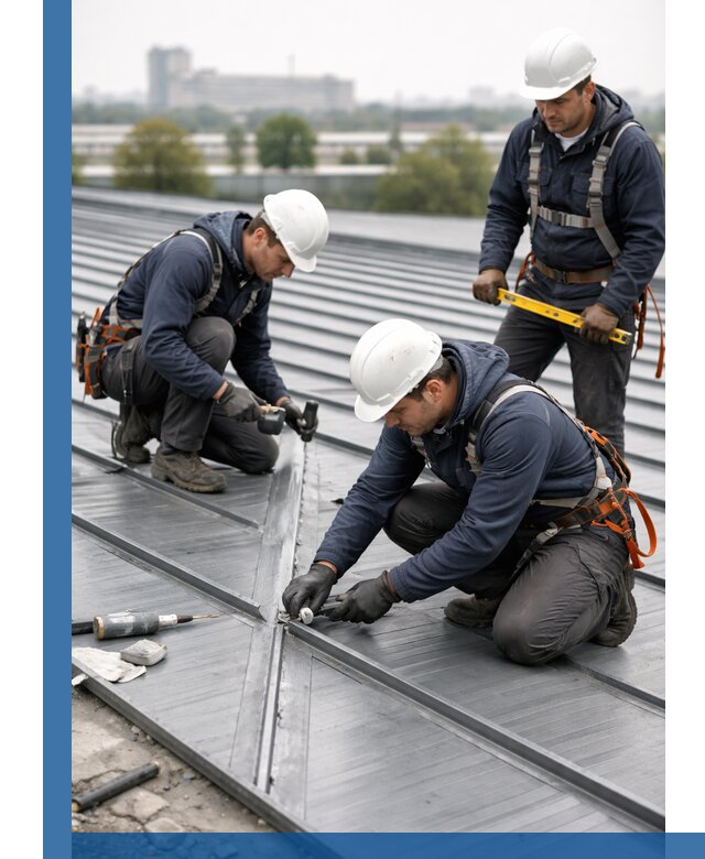 Ремонт фальцевой кровли в Рузаевке срочно и качественно