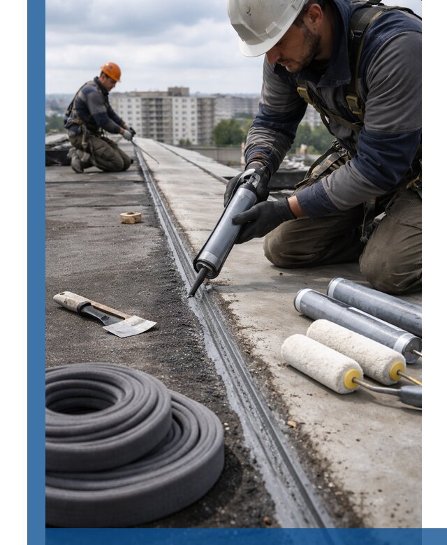 Герметизация швов кровли в Рузаевке с гарантией герметичности