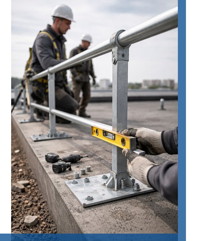 Монтаж кровельного ограждения в Рузаевке от 1244 р. | ВЫСОТНИК-Рзв