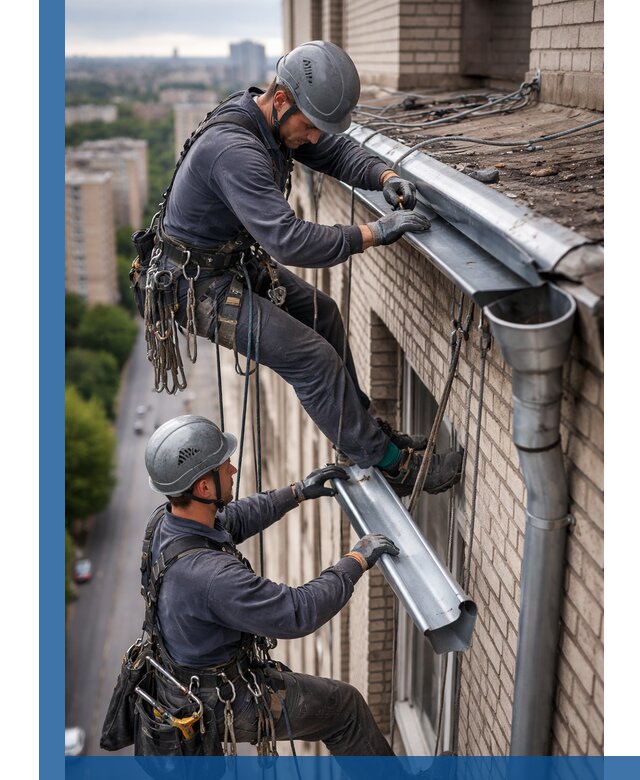 Ремонт водосточных желобов в Рузаевке, быстро и качественно