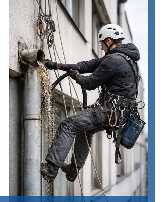 Прочистка водосточных труб в Рузаевке от 3629 р. | ВЫСОТНИК-Рзв