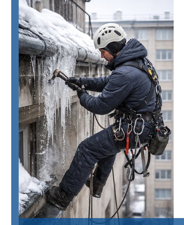 Удаление наледи и чистка водостоков в Рузаевке оперативно и безопасно