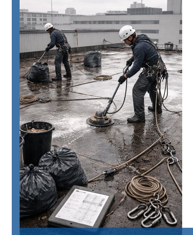 Плановая очистка кровли по графику в Рузаевке для безопасности