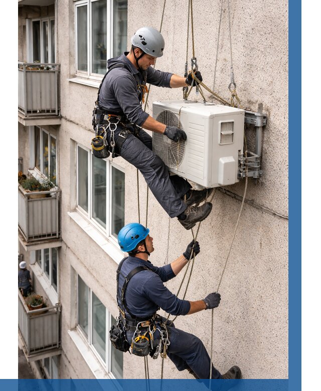 Перенос внешнего блока кондиционера в Рузаевке от 9331 р.| ВЫСОТНИК-Рзв