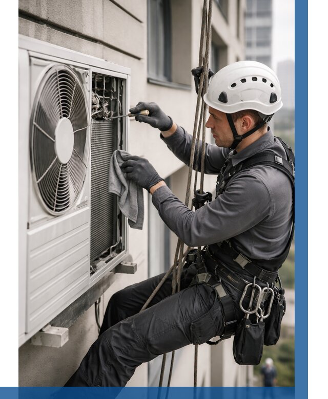 Обслуживание внешнего блока кондиционера в Рузаевке от 2799 р.ВЫСОТНИК-Рзв