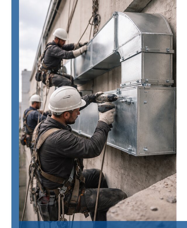 Профессиональный монтаж вентиляционных коробов в Рузаевке под ключ