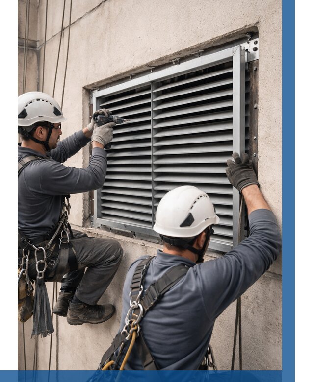 Монтаж вентиляционных решеток в Рузаевке от 4666 р. | ВЫСОТНИК-Рзв