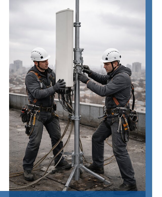 Монтаж антенн связи на крыше в Рузаевке от 8813 р. | ВЫСОТНИК-Рзв