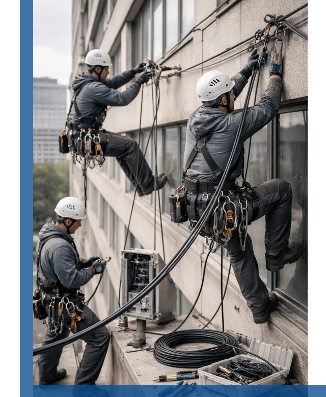 Прокладка оптоволоконного кабеля в Рузаевке под ключ с тестированием