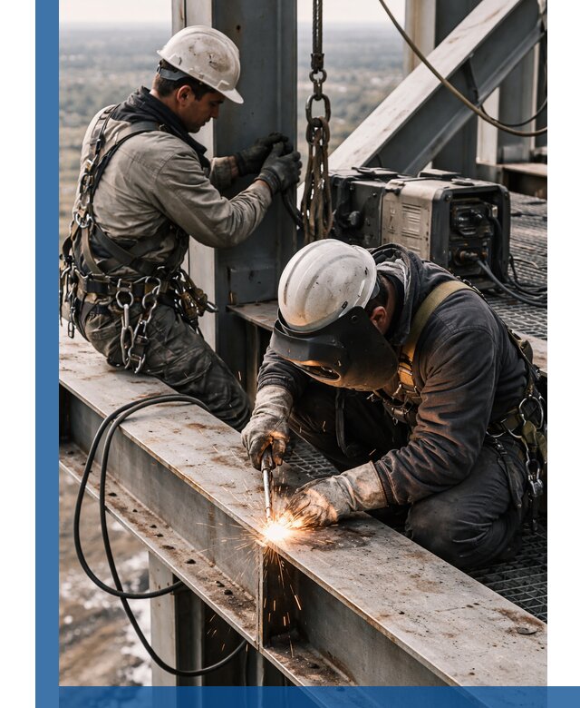 Высотные сварочные работы в Рузаевке для промышленных объектов