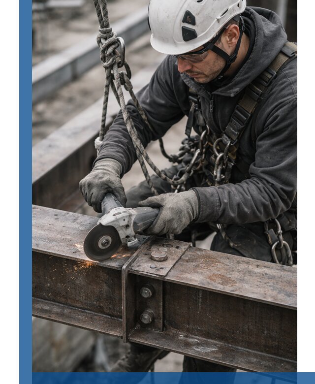 Резка металла на высоте в Рузаевке для зданий и конструкций