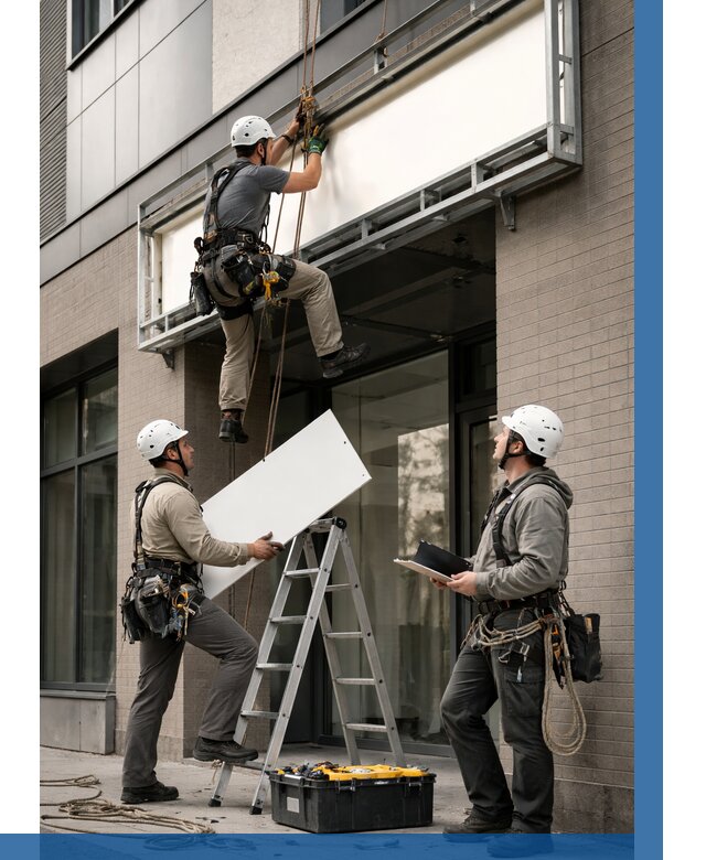 Монтаж светового короба в Рузаевке от 6739 р. | ВЫСОТНИК-Рзв