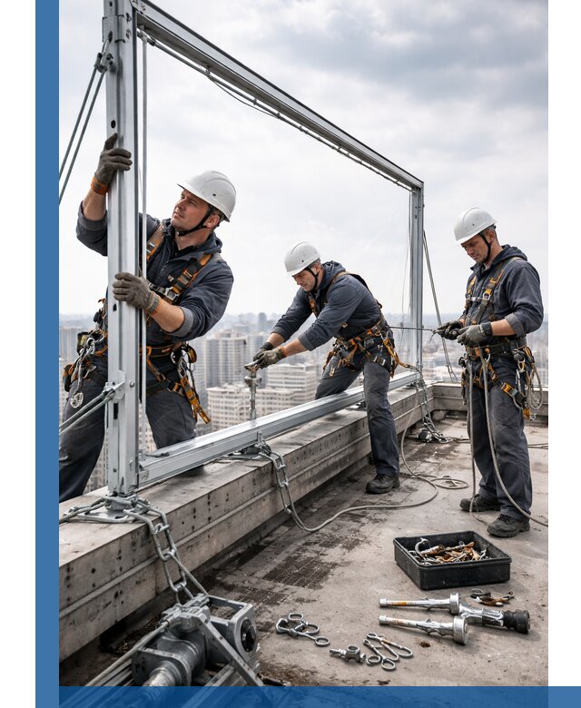 Монтаж крышных рекламных конструкций под ключ в Рузаевке