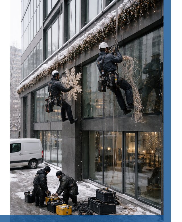 Демонтаж новогоднего оформления в Рузаевке от 5702 р. | ВЫСОТНИК-Рзв