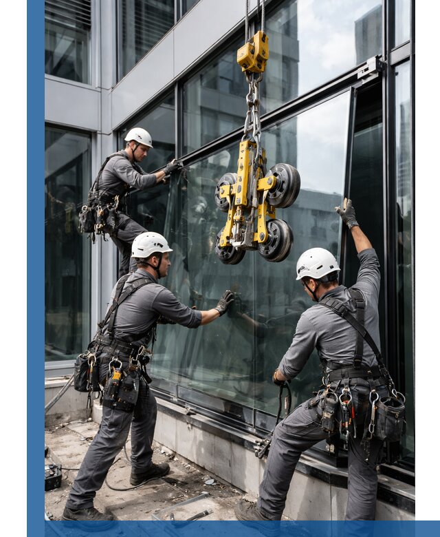 Структурное остекление фасадов в Рузаевке монтаж и обслуживание