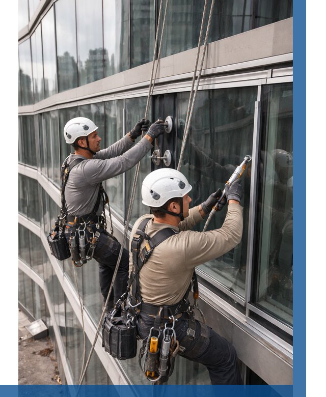 Радиусное остекление фасада в Рузаевке от 12442 р. | ВЫСОТНИК-Рзв