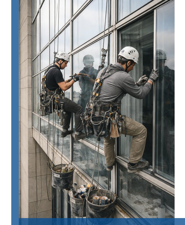 Ремонт витражных конструкций и фасадного остекления в Рузаевке