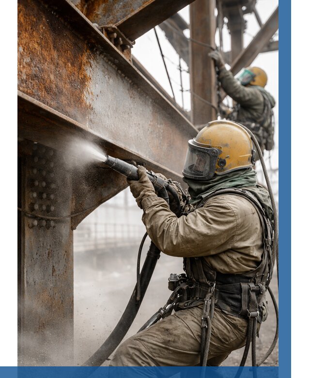 Пескоструйная очистка металлоконструкций в Рузаевке по 622 р.  ВЫСОТНИК-Рзв