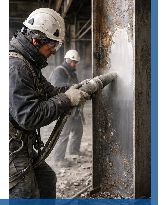 Удаление старой краски с металла в Рузаевке от 467 р. | ВЫСОТНИК-Рзв