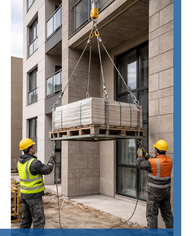 Подъем керамогранита на этаж в Рузаевке от 3629 р. | ВЫСОТНИК-Рзв