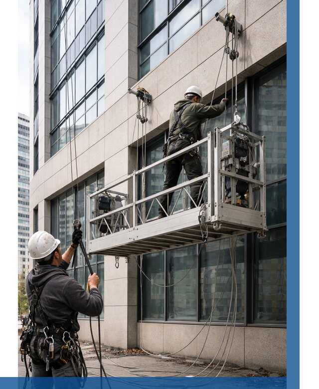 Монтаж и подъем фасадной люльки в Рузаевке от 12442 р. | ВЫСОТНИК-Рзв