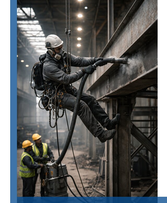 Обеспыливание конструкций в цехах промышленного производства в Рузаевке