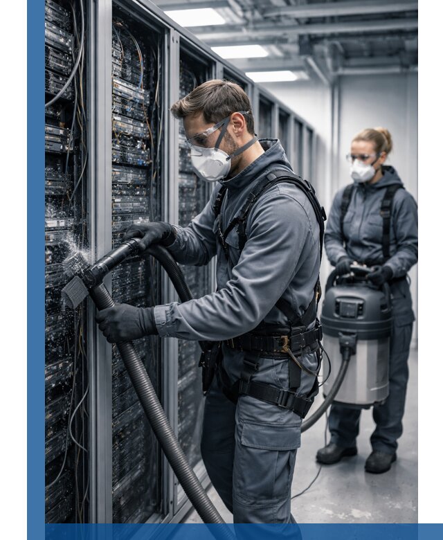 Обеспыливание серверной комнаты в Рузаевке, профессиональная очистка