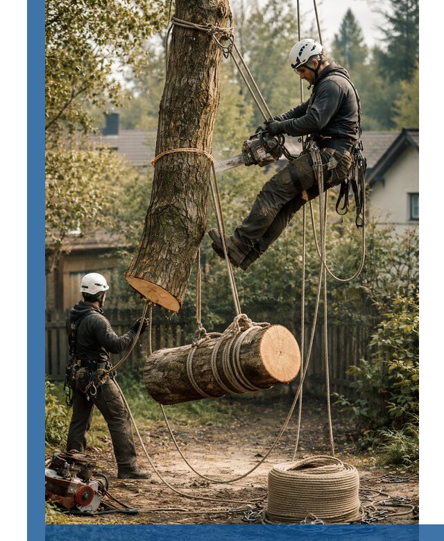 Валка деревьев частями в Рузаевке, безопасно и аккуратно