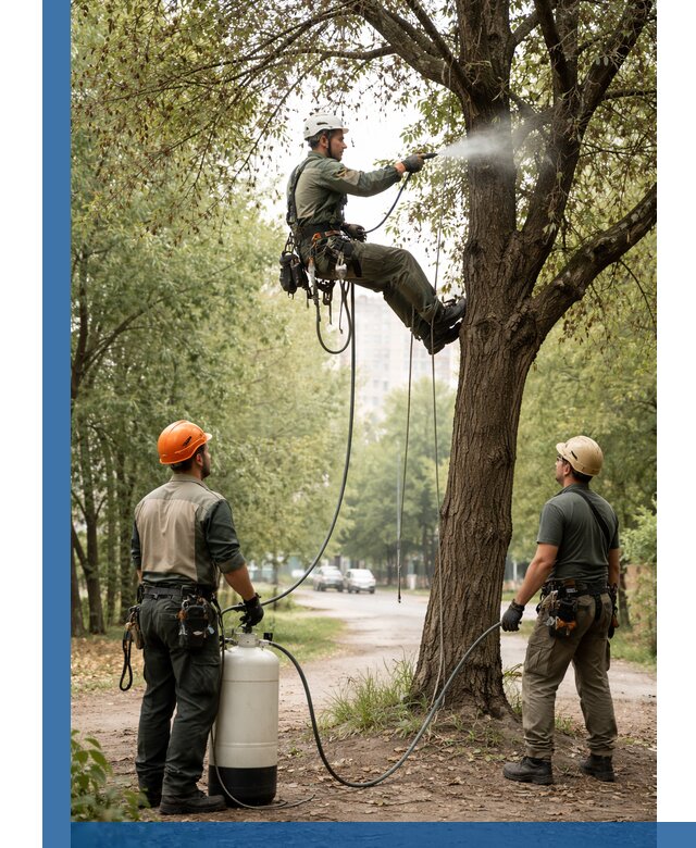 Обработка деревьев от вредителей в Рузаевке профессиональная защита