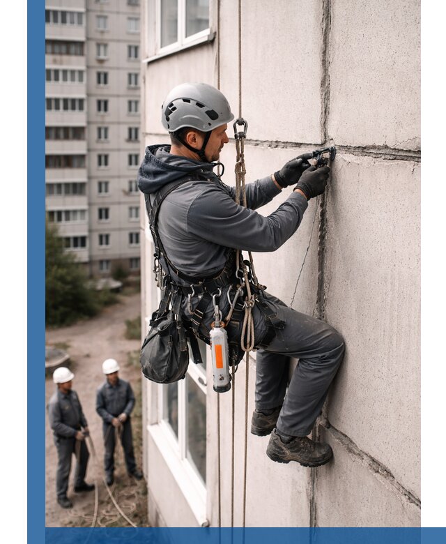 Обследование межпанельных швов и герметизация в Рузаевке