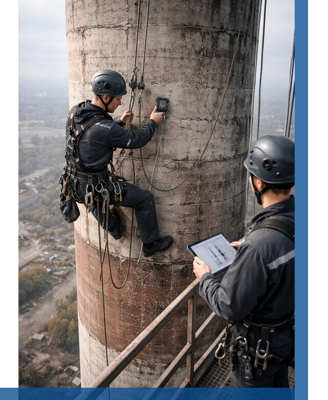 Обследование дымовой трубы в Рузаевке от 8294 р. | ВЫСОТНИК-Рзв